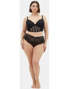 Josephine Underwire Bustier in Black