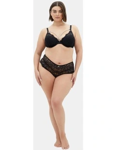 Josephine Contour Plunge Bra in Black