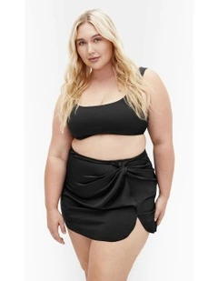 Azores Bikini Skirt in Black