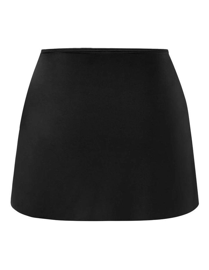Azores Bikini Skirt in Black image 4