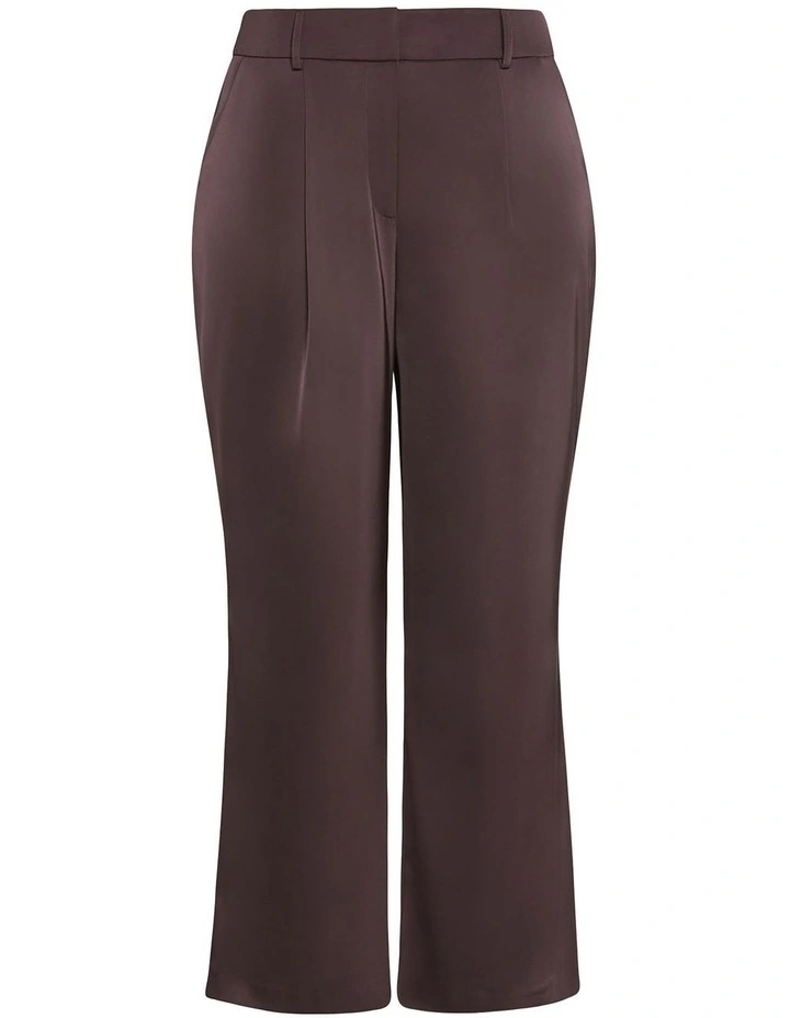 Rylie Wide Leg Pant in Chocolate image 3