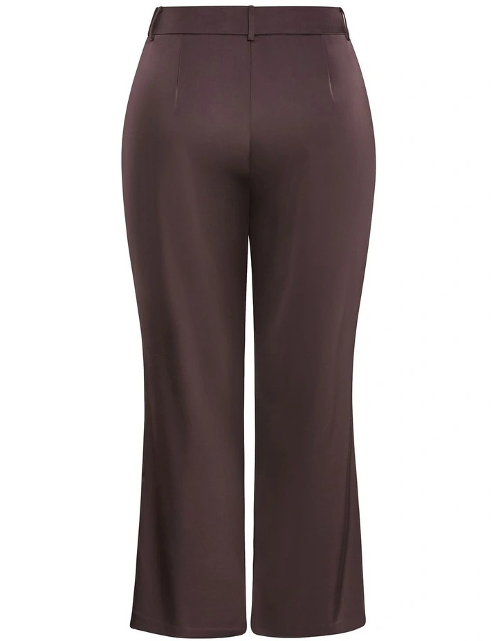Rylie Wide Leg Pant in Chocolate image 4
