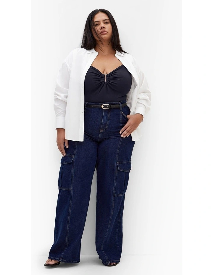 Izzy Bodysuit in Navy image 3