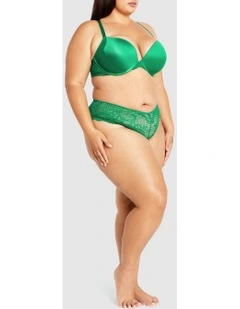 Allure Ouvert Cheeky Panty in Green