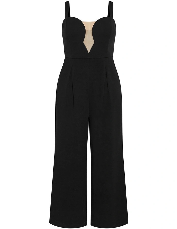 Flaunt It Jumpsuit in Black image 3