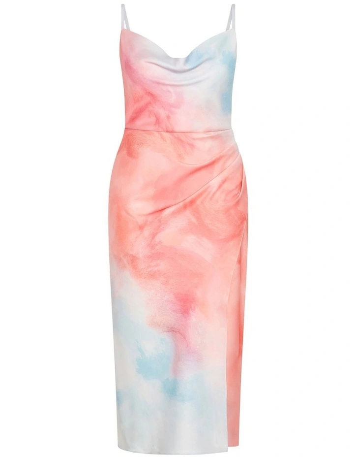 Mali Print Dress in Multi image 3