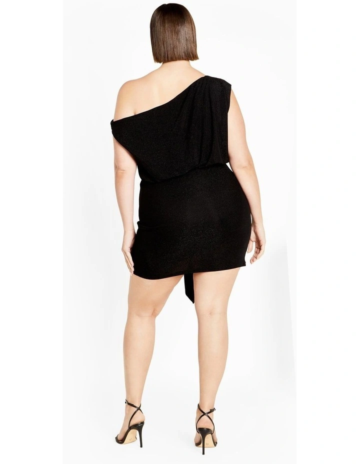Paloma Mini Dress in Black image 2