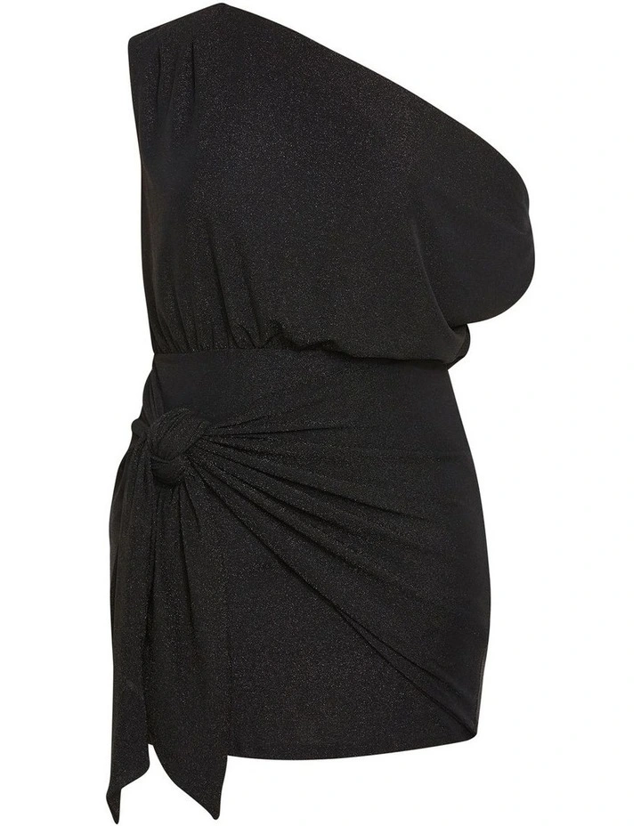 Paloma Mini Dress in Black image 3