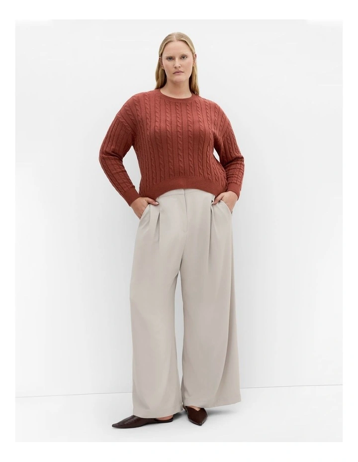 Kenia Knit Jumper in Cinnamon image 1