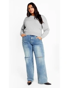 Lilia Jumper in Grey Marle