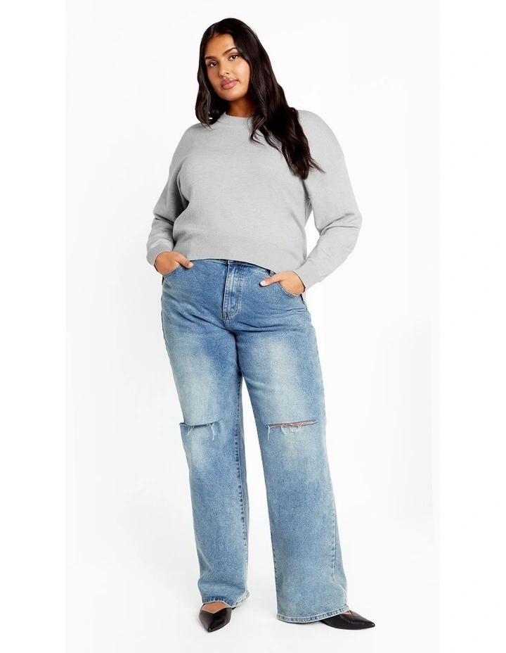 Lilia Jumper in Grey Marle image 1