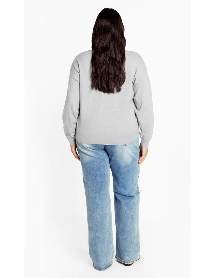 Lilia Jumper in Grey Marle image 2