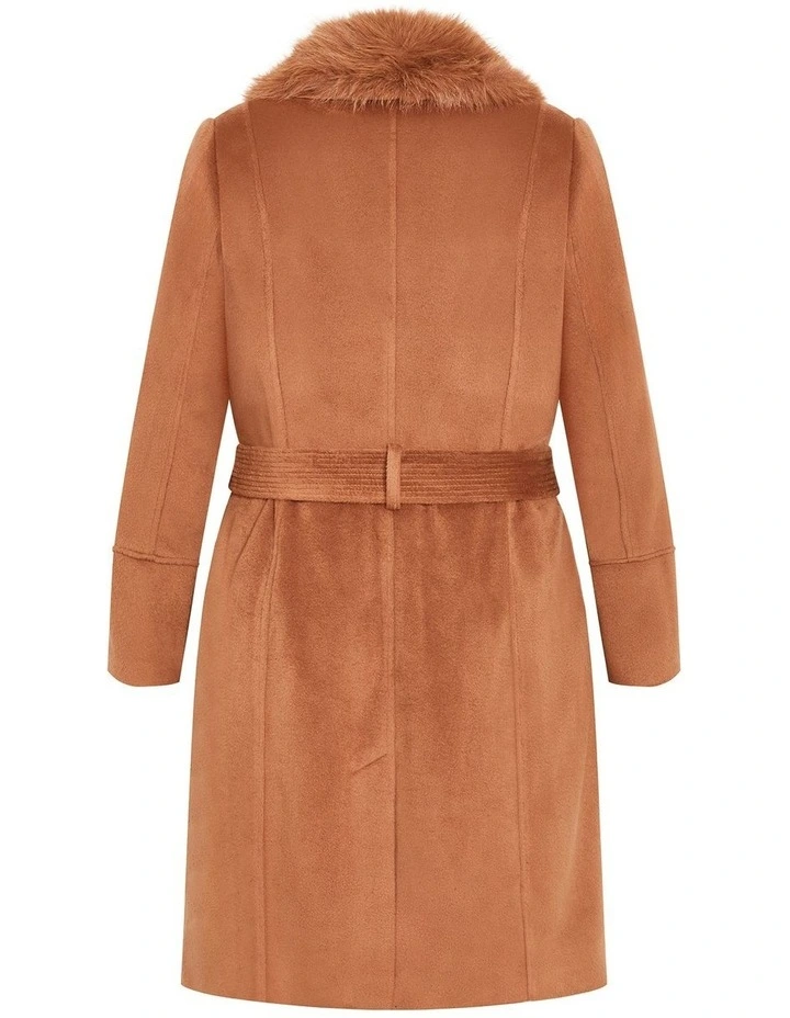 Selena Coat in Brown Sugar image 4