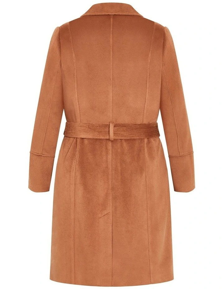 Selena Coat in Brown Sugar image 6