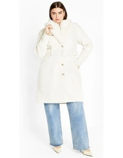 Selena Coat in Cream
