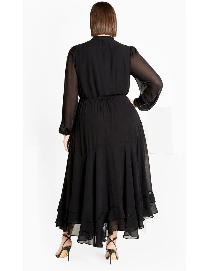 Yasmin Maxi Dress in Black image 2