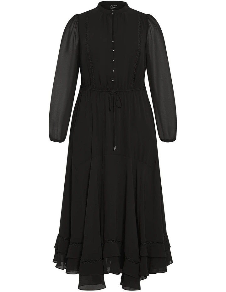 Yasmin Maxi Dress in Black image 3