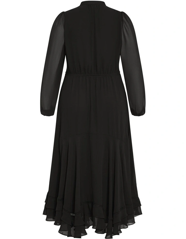 Yasmin Maxi Dress in Black image 4