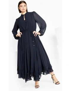 Yasmin Maxi Dress in Navy