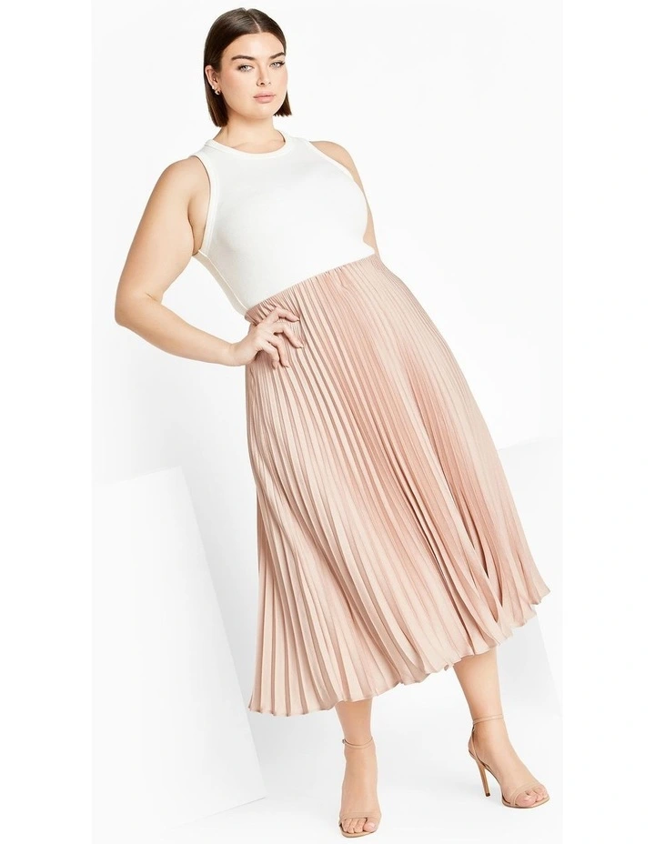 Selena Skirt in Rose Gold image 1