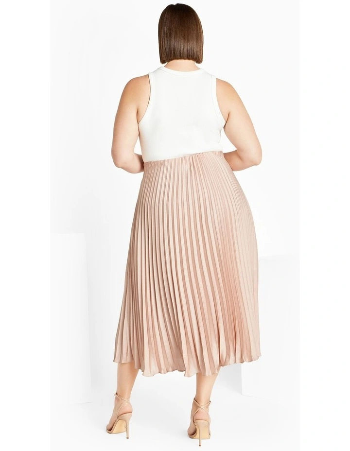 Selena Skirt in Rose Gold image 2