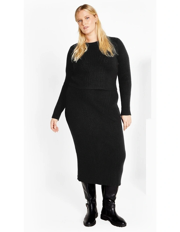 Baylee Jumper in Black image 3