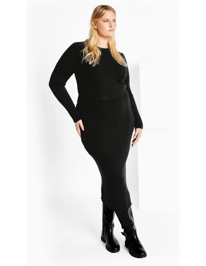 Baylee Jumper in Black image 5