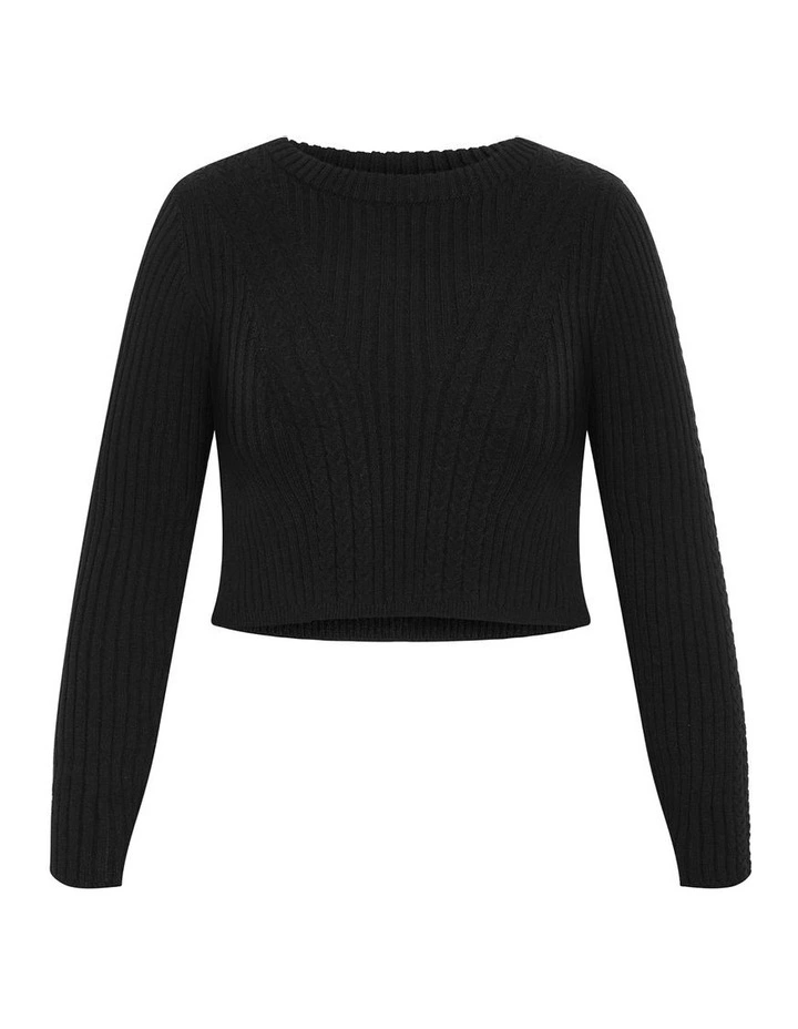 Baylee Jumper in Black image 6