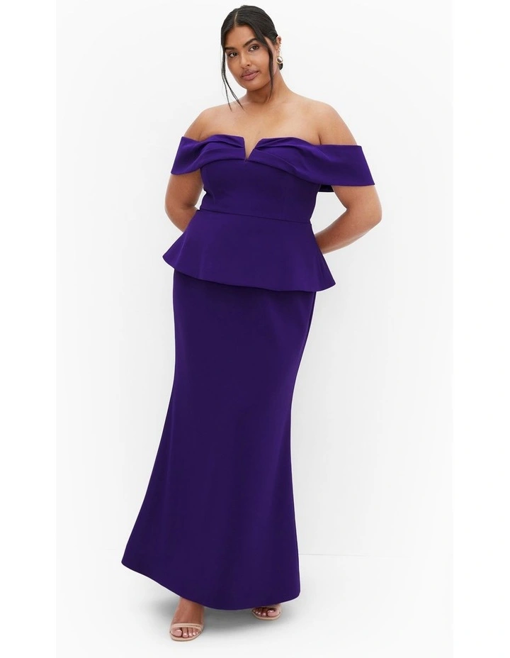 Stella Maxi Dress in Ultra Purple image 1
