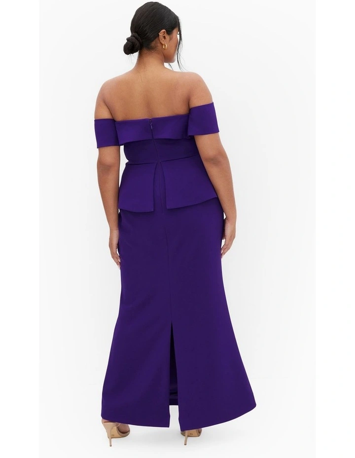 Stella Maxi Dress in Ultra Purple image 2