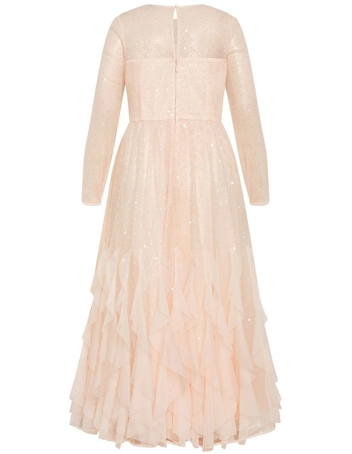 Radiant Maxi Dress in Soft Gold image 4
