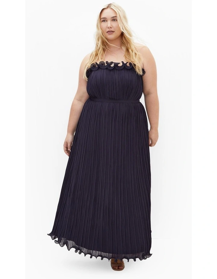 Opulent Maxi Dress in Midnight image 1
