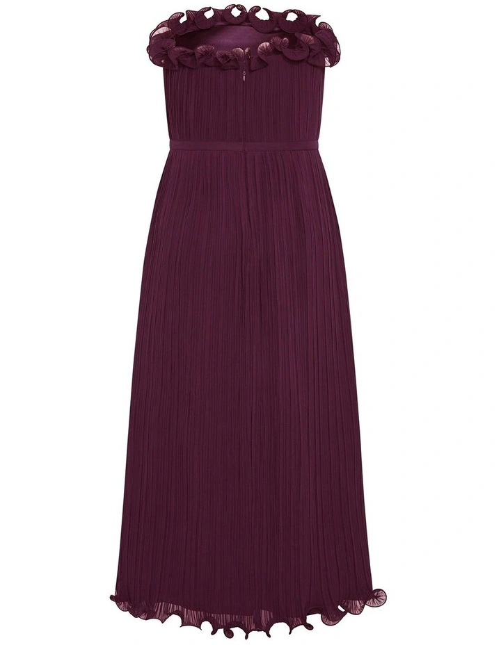 Opulent Maxi Dress in Wine image 4
