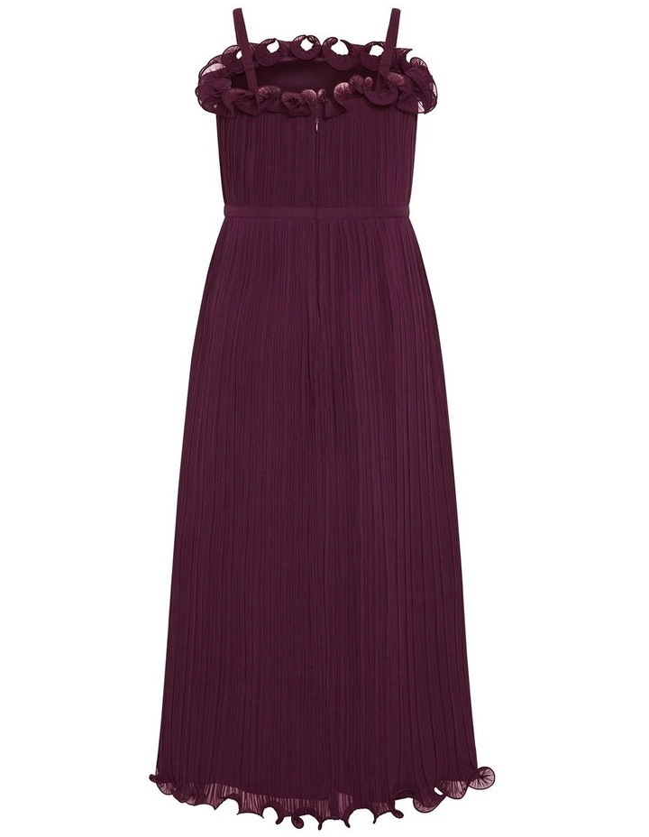 Opulent Maxi Dress in Wine image 6