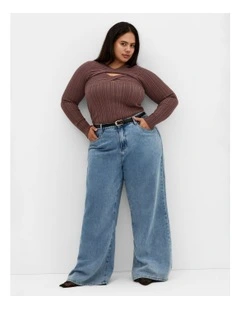Kaleigh Knit Jumper in Ameretto