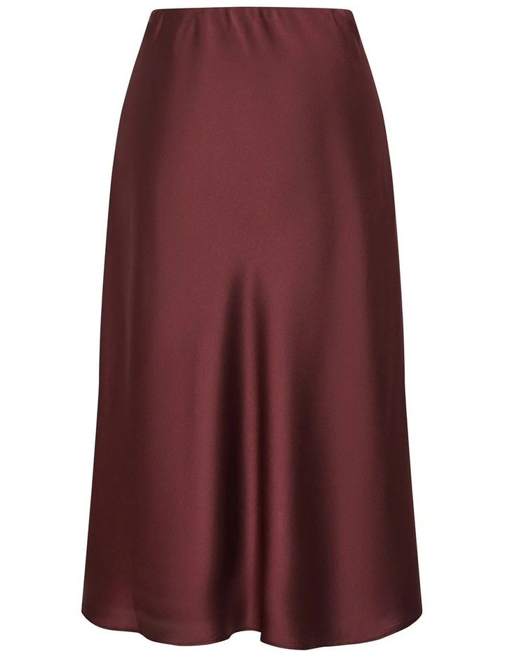 Miranda Midi Skirt in Choc Cherry image 4