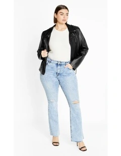 Asha Fit Letitia Jean in Light Wash