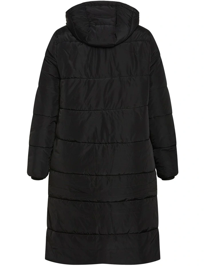 Darcy Puffer Jacket in Black image 4