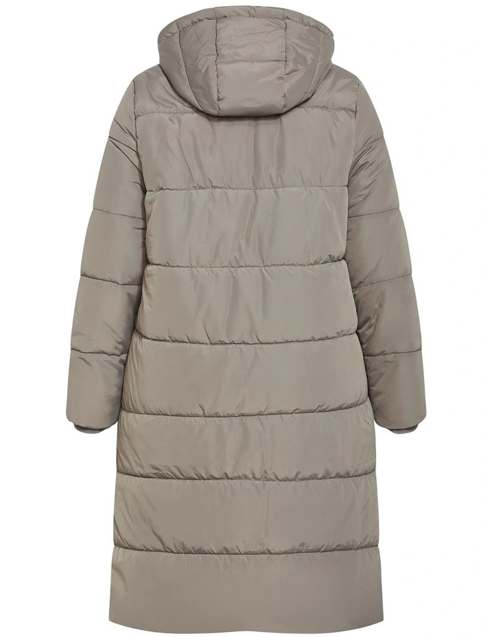 Darcy Puffer Jacket in Sage Grey image 4