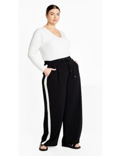 Annie V Neck Top in White