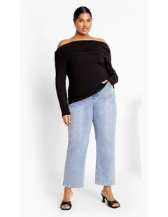 Jojo Knit Top in Black