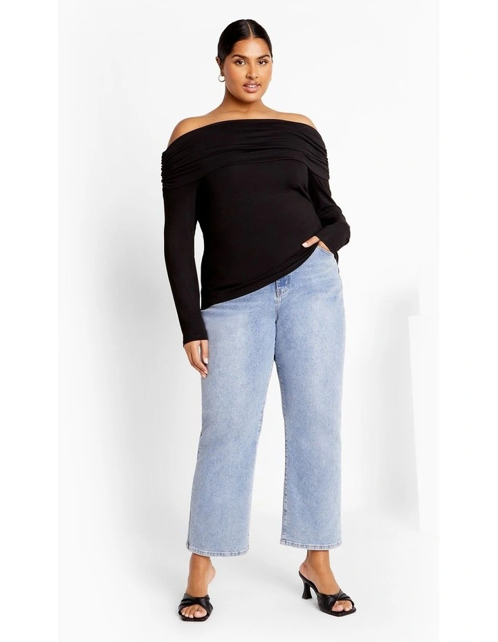 Jojo Knit Top in Black image 1