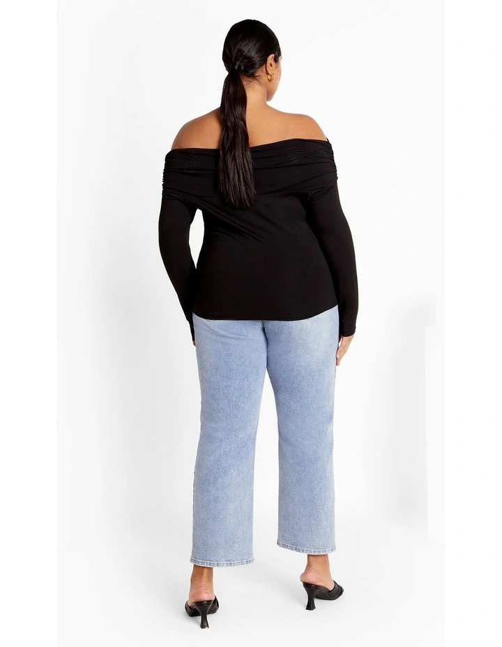 Jojo Knit Top in Black image 2