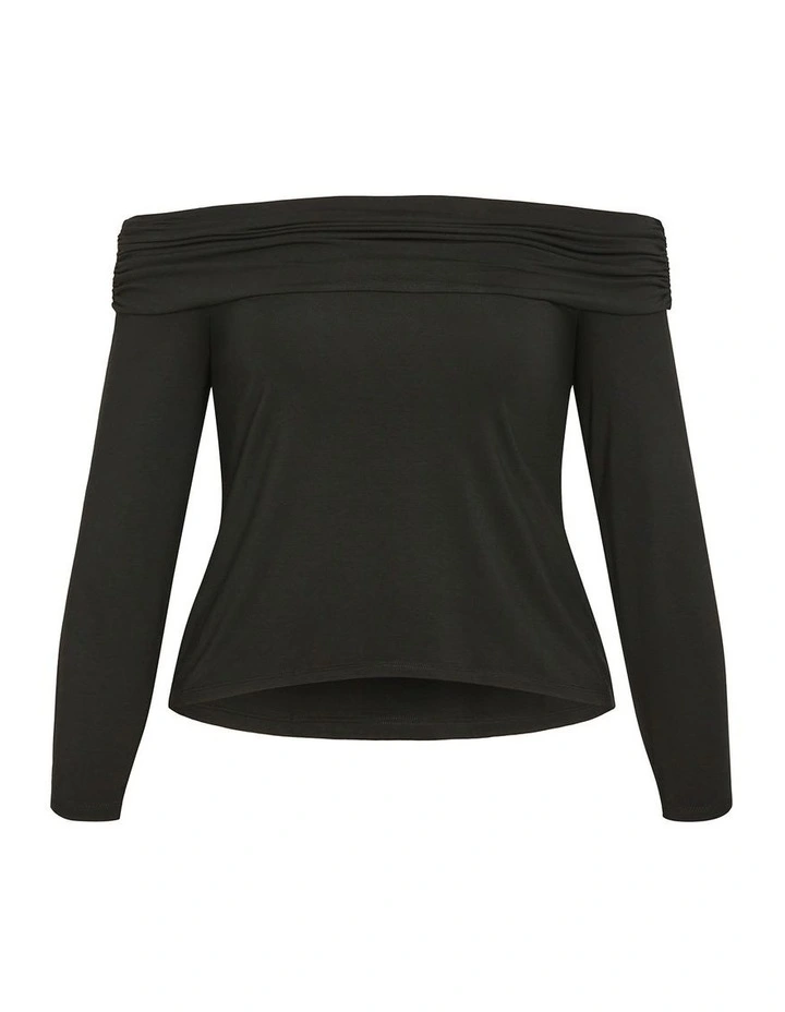 Jojo Knit Top in Black image 3