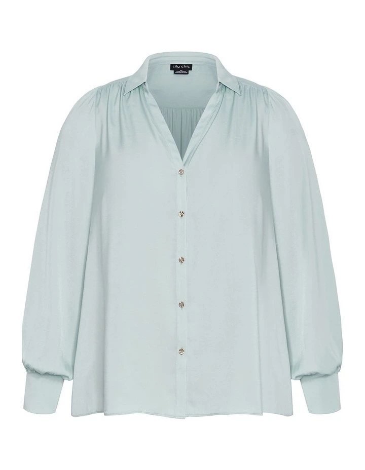 Hadlee Shirt in Mist image 3