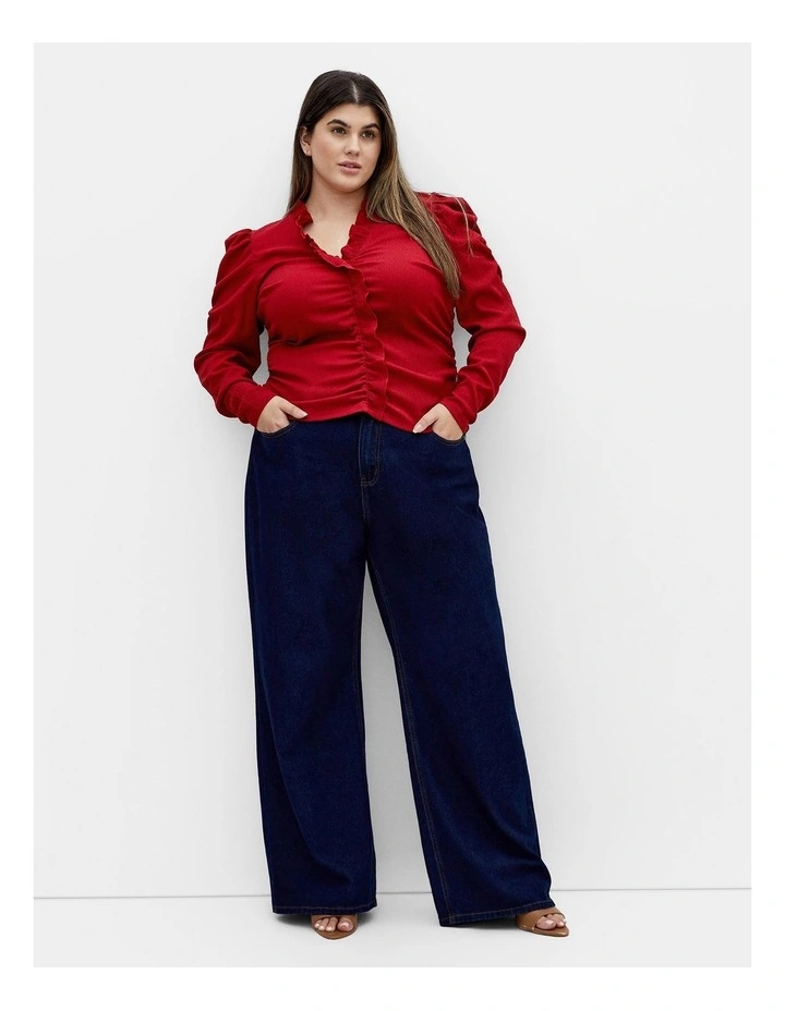 Anika Top in Bordeaux image 1