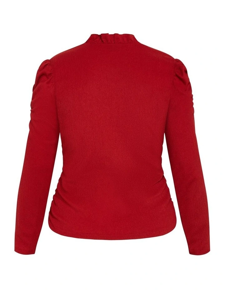 Anika Top in Bordeaux image 4