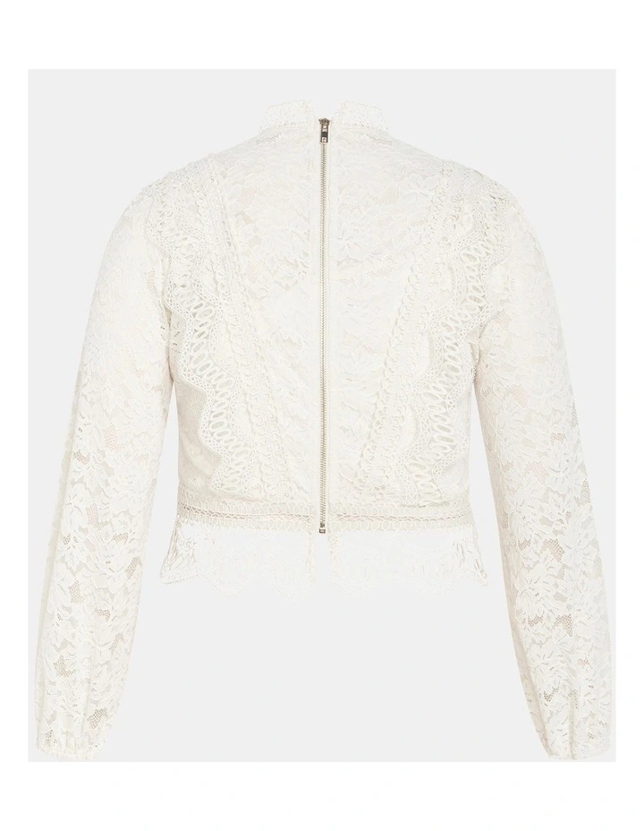 Lucielle Top in Porcelain image 4