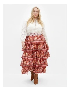 Drama Queen Skirt in Rose