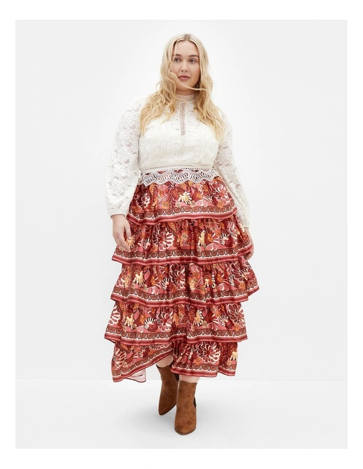 Drama Queen Skirt in Rose image 1
